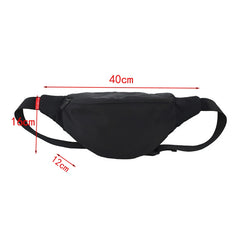 Canvas Waist Bag Unisex Chest Bag Casual Travel Fanny Pack Banana Pocket