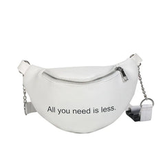 Women's Mini Diagonal Chest Bag Sports Waist Bag