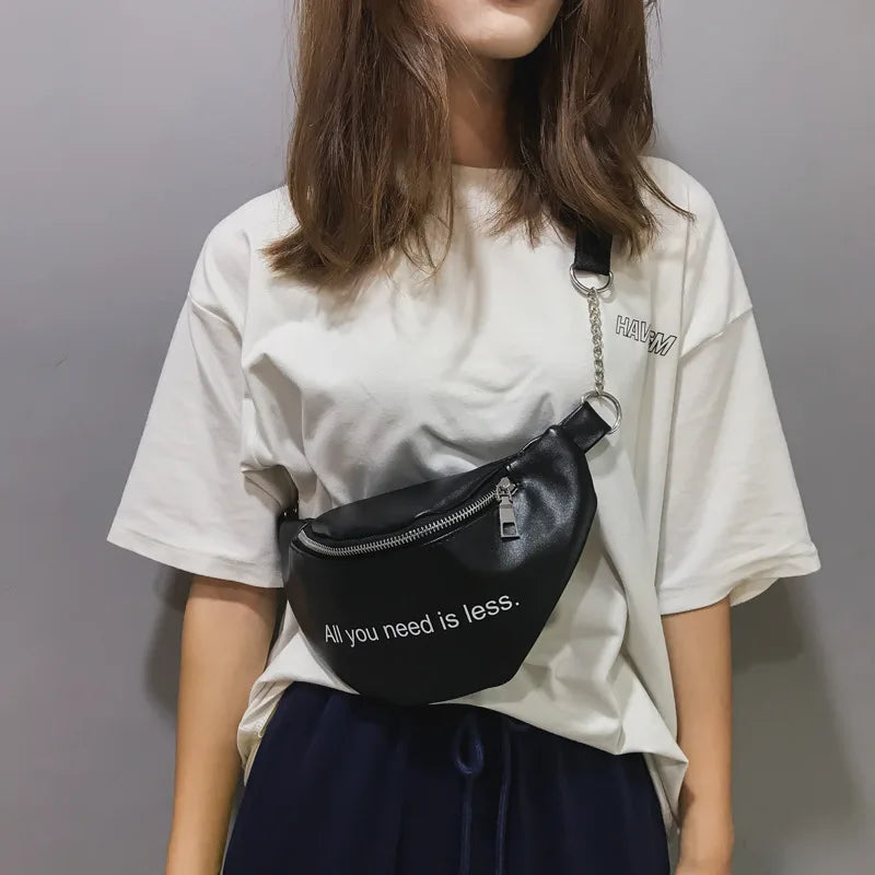 Women's Mini Diagonal Chest Bag Sports Waist Bag