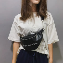 Women's Mini Diagonal Chest Bag Sports Waist Bag
