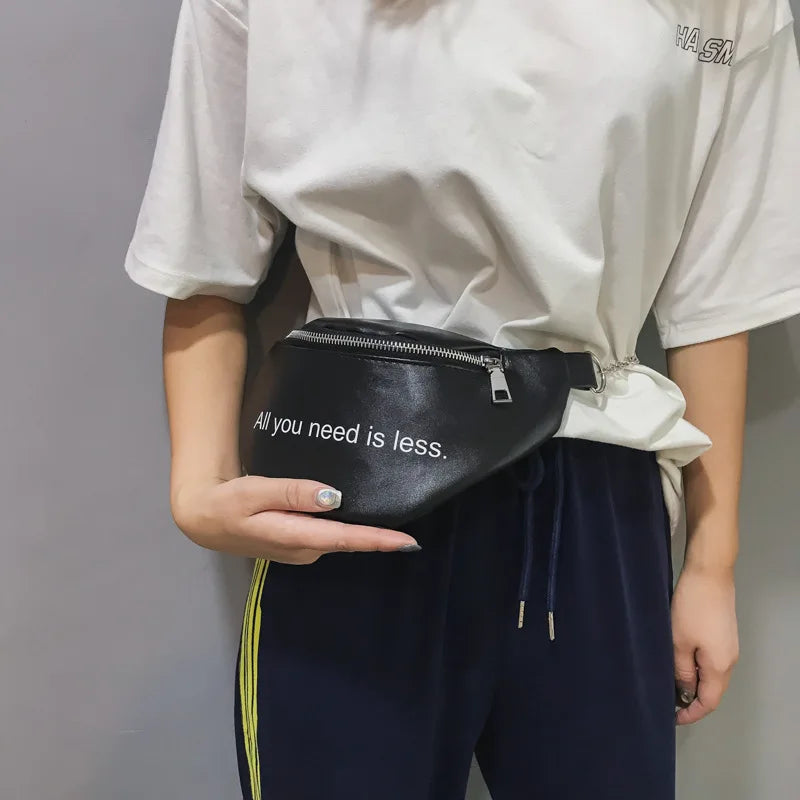 Women's Mini Diagonal Chest Bag Sports Waist Bag