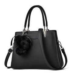 Fur Ball Pendant Bag Shoulder Bag Handbag Women Bag