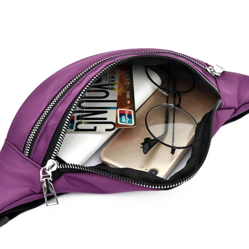 Waterproof Waist Bag for Women Travel Crossbody Chest Bag
