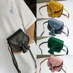 Kids Small Shoulder Bag 7 Colors PU Leather Waist Bag Crossbody Handbags