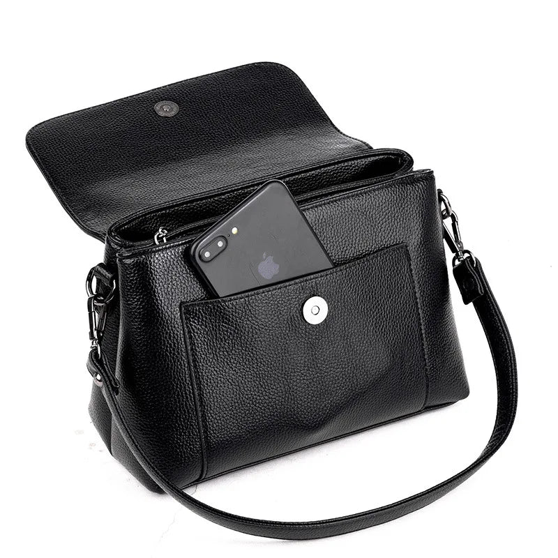 PU Leather Women Messenger Bag Crossbody Single Shoulder Handbag