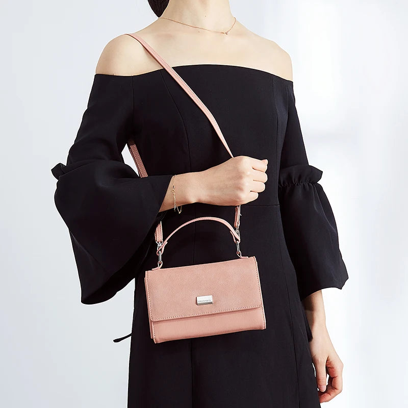 Women Shoulder & Handbag Small Tote Crossbody Bag Faux Suede Sac