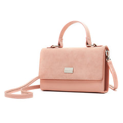 Women Shoulder & Handbag Small Tote Crossbody Bag Faux Suede Sac