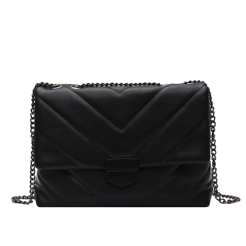 Rhombus Chain Crossbody Retro Tote Handbag