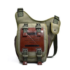 Retro Canvas Men's Bag European American Shoulder Messenger Bag