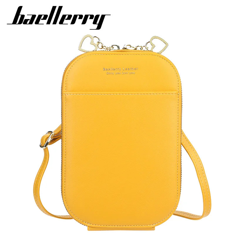 Small Women Bag Summer Female Shoulder Bags Top Phone Pocket Yellow