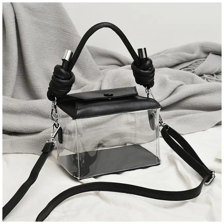 Summer Pvc Transparent Jelly Small Purse Handbag Beach Bags Tote Clutches