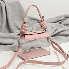 Summer Pvc Transparent Jelly Small Purse Handbag Beach Bags Tote Clutches