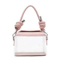 Summer Pvc Transparent Jelly Small Purse Handbag Beach Bags Tote Clutches