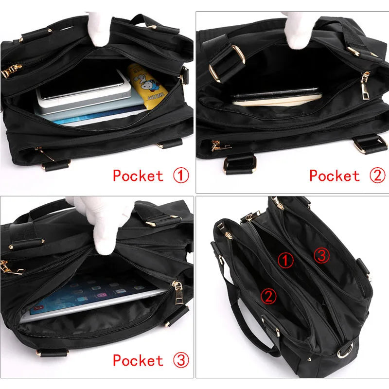 Nylon Travel Bag Women Handbags Totes Shoulder Bag