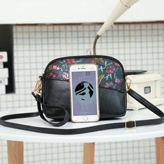 Retro Shoulder Bag Bucket Handbag with Dual-use Large Capacity