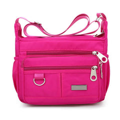 Waterproof Nylon Messenger Bag for Women Crossbody Shoulder Bag