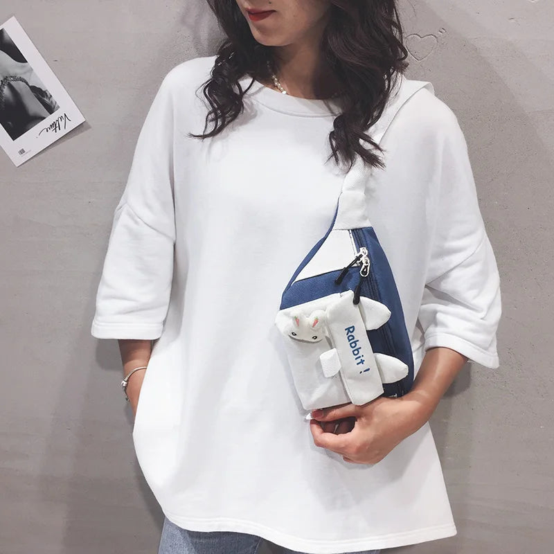 Women Shoulder Bags Crossbody Bags Casual Cartoon Chest Bag