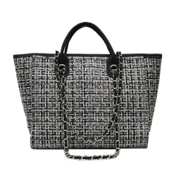Vintage Canvas Tote Bag Large Handbag Retro Messenger Bag Ladies Shoulder Bag