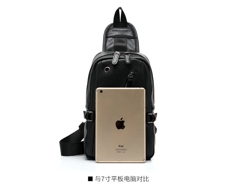 Men's Small Chest Bag Casual Waist Bag Outdoor Shoulder Bag