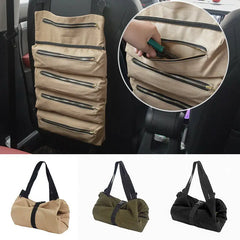 Canvas Tool Roll-Up Bag Wrench Storage Pouch