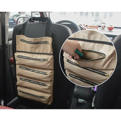 Canvas Tool Roll-Up Bag Wrench Storage Pouch