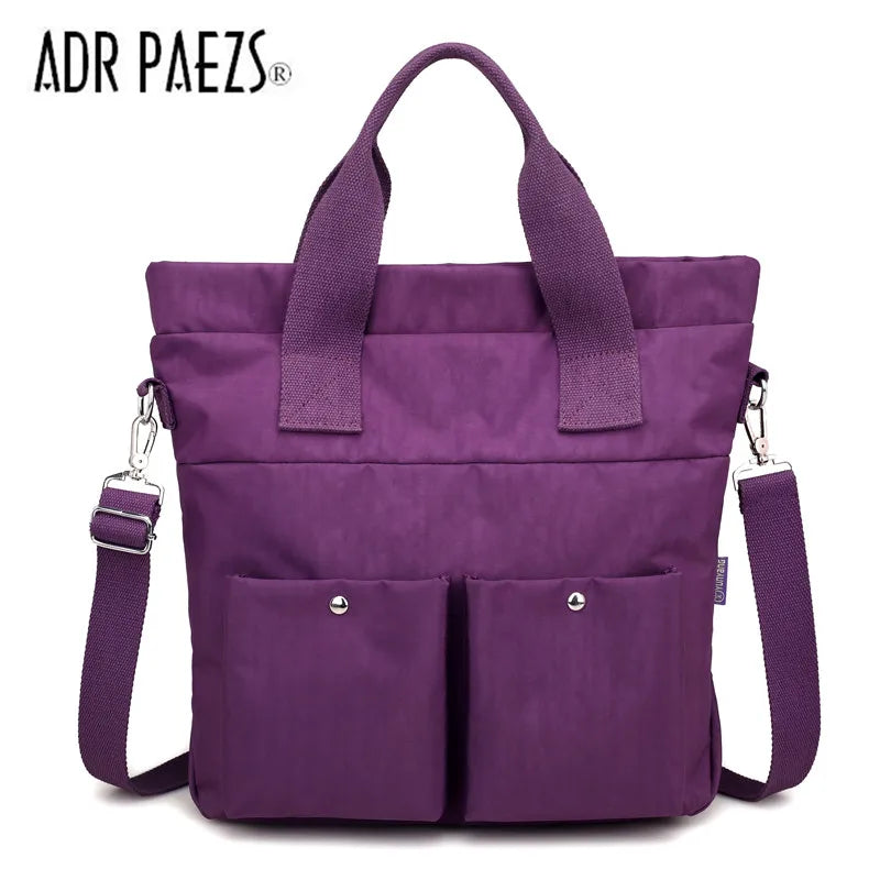 Paez Messenger Shoulder Bags Large Capacity Crossbody Bags Waterproof Nylon Hand