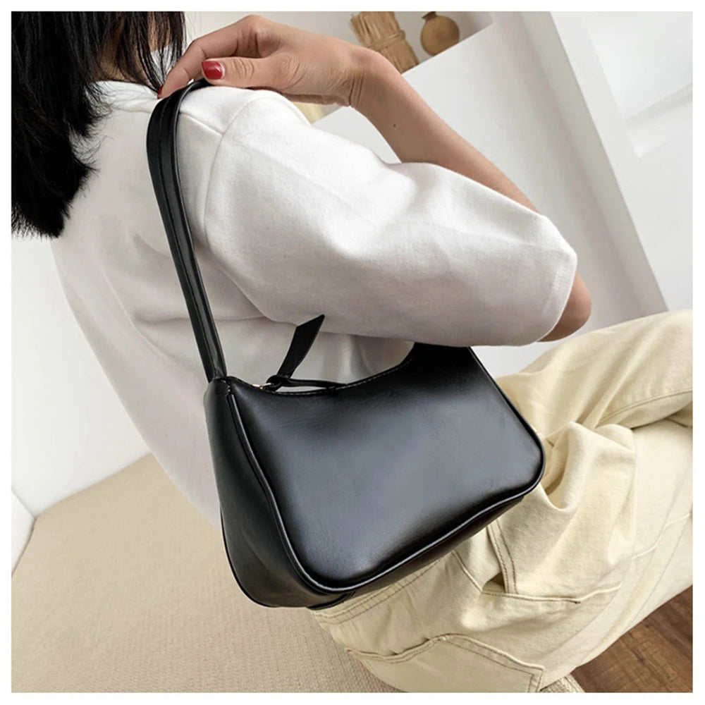 Mini Retro Shoulder Bag Women Messenger Handbags PU Leather
