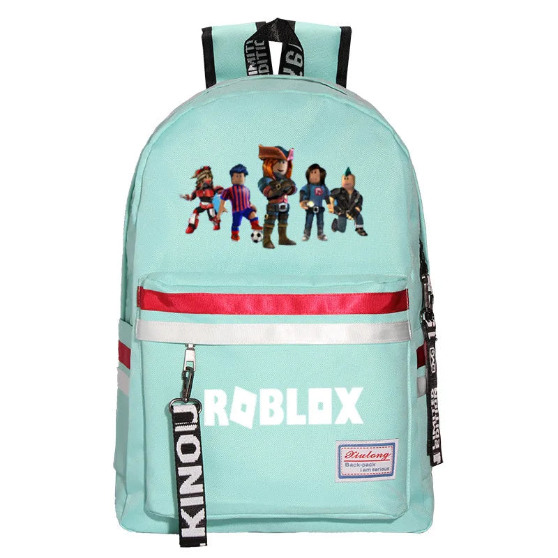 Children Character Backpack Personalised Pattern Zipper School Bag