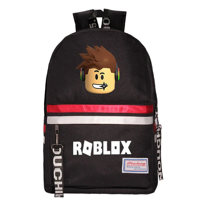 Children Character Backpack Personalised Pattern Zipper School Bag