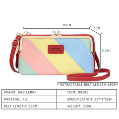 Colorful Handbags Women Candy Top Phone Pocket Women Bags Gift