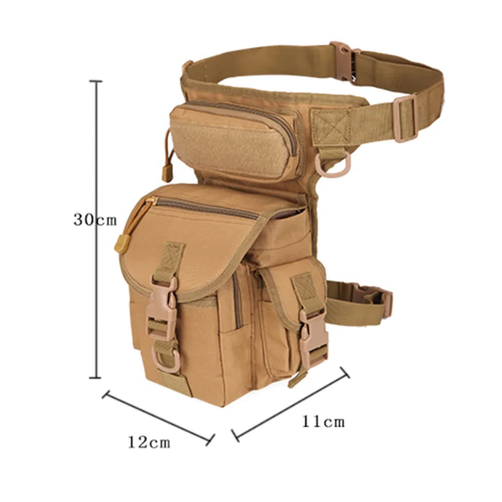 Sports Camo Print Leg Bag Hip Drop Belt Motorcycle Messenger Shoulder Bags