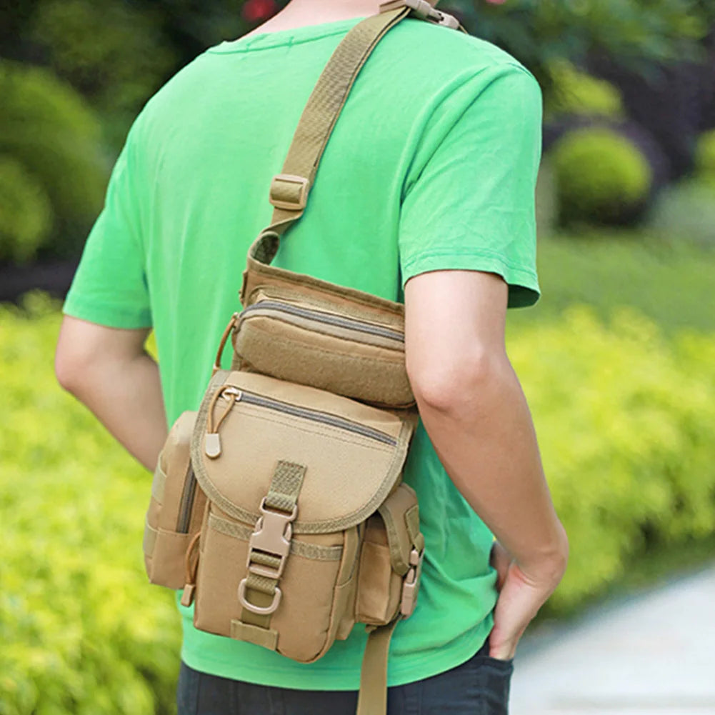 Sports Camo Print Leg Bag Hip Drop Belt Motorcycle Messenger Shoulder Bags