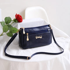 Summer Women Shoulder Bag Large Capacity Multi-zip Crossbody Bag