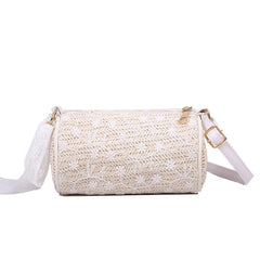 Summer Women Lace Straw Bag Woven Shoulder Messenger Bags Girls Beach Travel