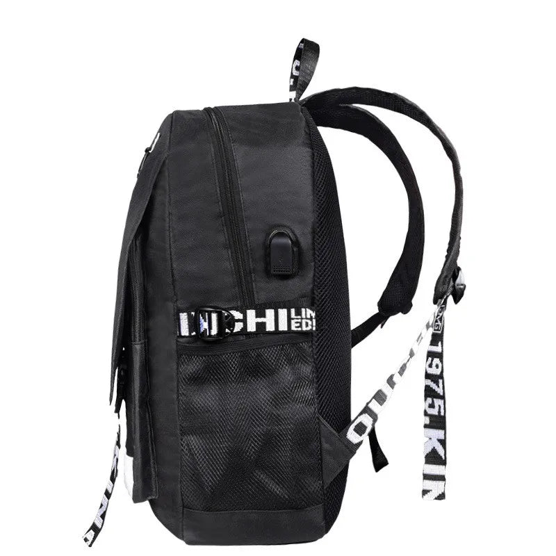 Teenagers Canvas Student Backpack For Boy Girl School Bag Women Bagpack