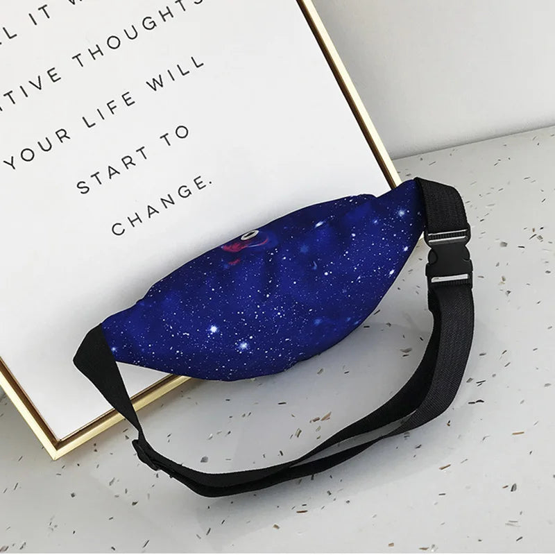 Women Belt Bag Fanny Pack Waist Bag with Earphone Hole