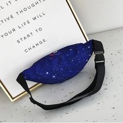 Women Belt Bag Fanny Pack Waist Bag with Earphone Hole