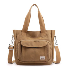 Women Canvas Crossbody Handbag Large Shoulder Tote Nylon Messenger Bag