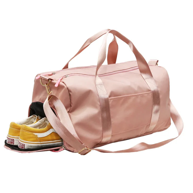 Waterproof Nylon Women Travel Bag Large-capacity Duffle Bags