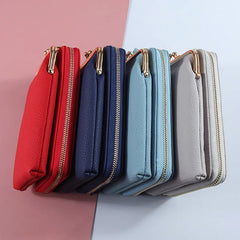 Women Wallet Small Shoulder Bag Multi-Function Phone Money Wallets Clutch