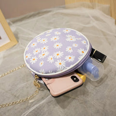Mini Round Bag Student Shoulder Wallet Handbag