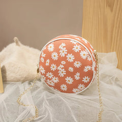 Mini Round Bag Student Shoulder Wallet Handbag