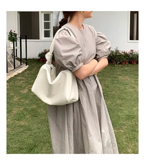 Soft Knotted Tofu Bag for Women Shoulder Underarm Crossbody Bag