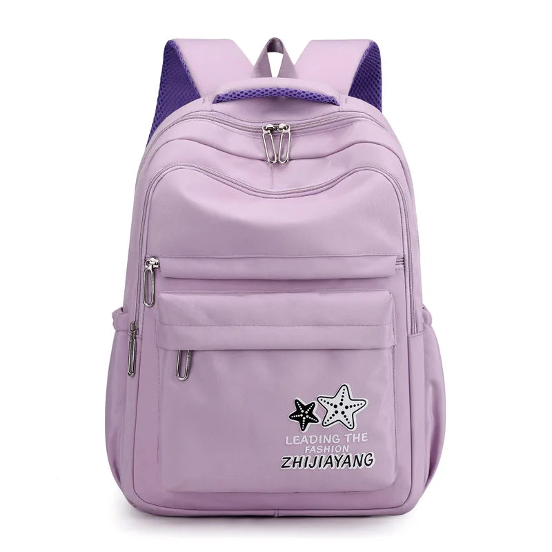 Nylon Backpack for School Student Large Capacity