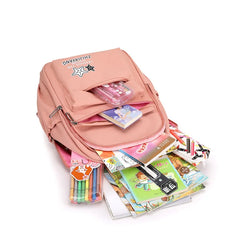 Nylon Backpack for School Student Large Capacity