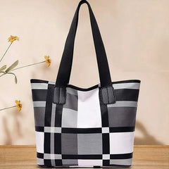 Women's Leather Shoulder Bag Handbags Tote Purse Lattice Big Bag