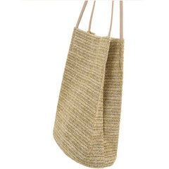 Women's Straw Bag Casual Woven Single Shoulder Bucket Bag