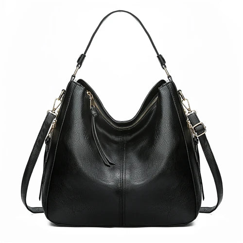 Women Crossbody Bag Casual Totes PU Leather Hobo Messenger Bag
