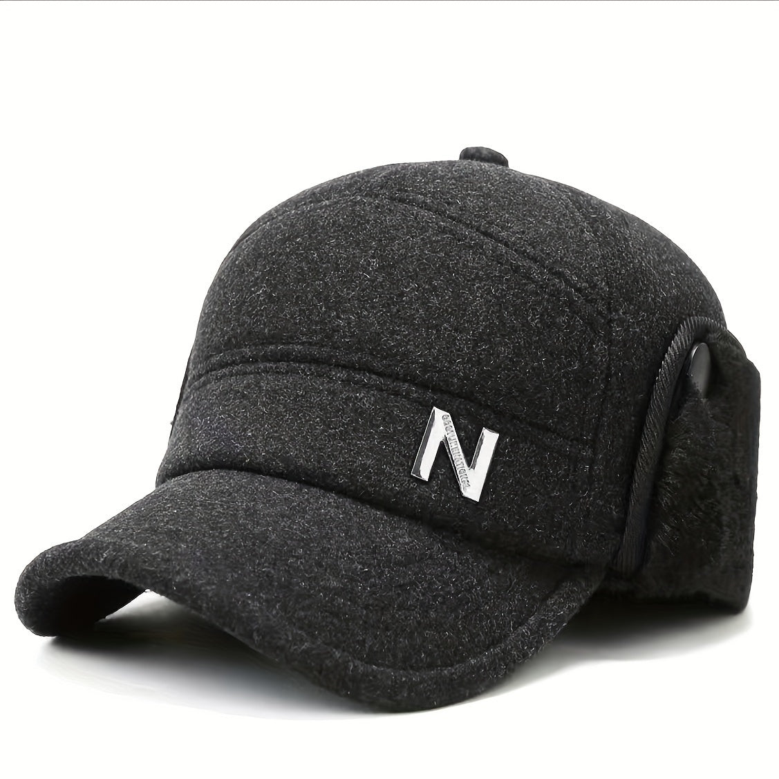 Winter Cap With Earflap Outdoor Snapback Warm Flat Top Military Hats Sun Protect