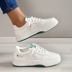 Women's Thick Bottom Skate Shoes Low Top Sports Shoes